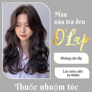  Thuốc nhuộm tóc nâu trà đen không tẩy tại nhà giá rẻ chính hãng OLAP OL10 