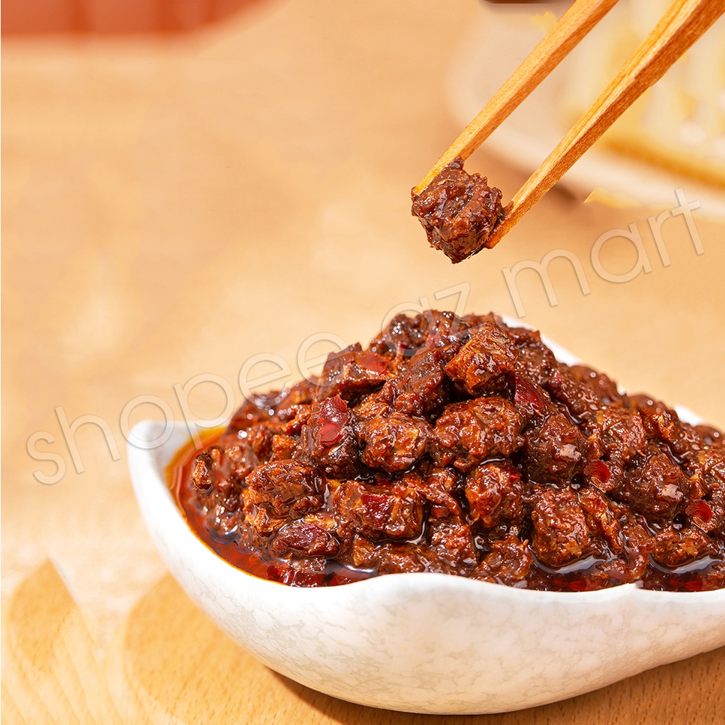 Sốt Bò Cay - Sốt Bò Nấm Chấm Lẩu Trộn Cơm Trộn Mì