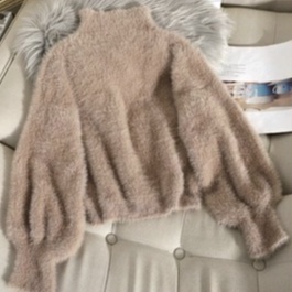 Áo len lông thỏ ấm áp