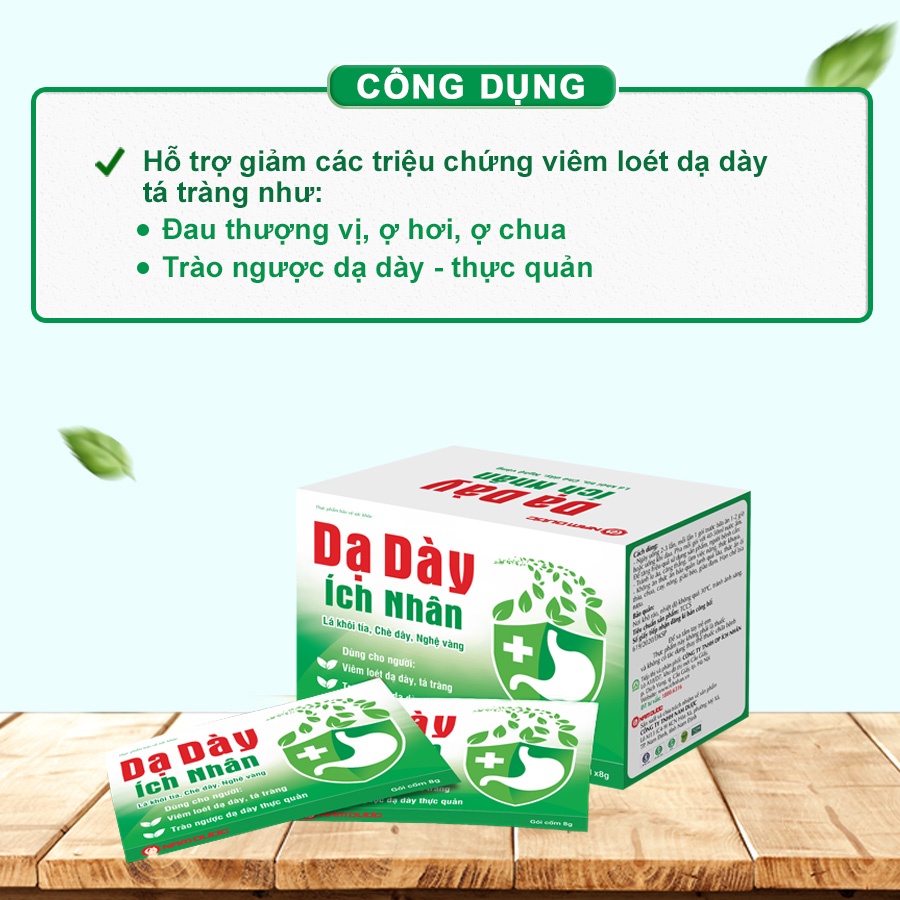 Bộ 3 Sản Phẩm Dạ Dày, Đại Tràng, Niệu Khang Ích Nhân Hỗ Trợ Tiêu Hóa Khỏe, Cải Thiện Đau Dạ Dày, Tăng Cường Bổ Thận