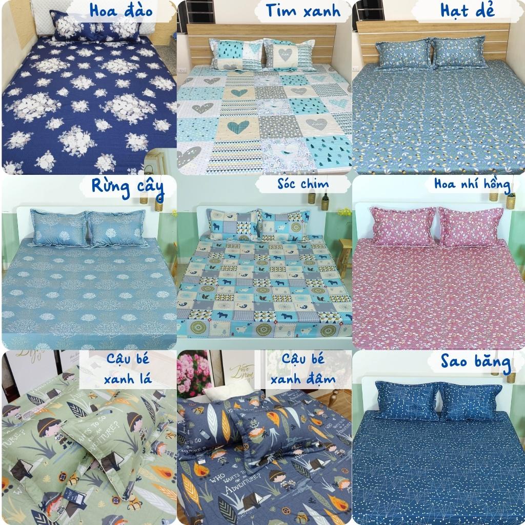 Bộ ga gối cotton Hàn Quốc cao cấp, ga chun đủ size đệm 1m2 1m6 1m8 2m2 Dreamhomebedding | BigBuy360 - bigbuy360.vn