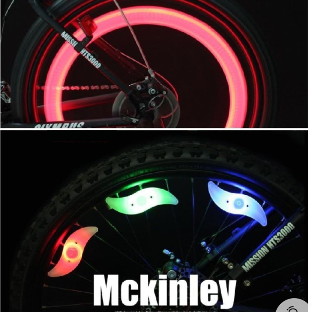 Đèn phát sáng gắn bánh xe đạp A02