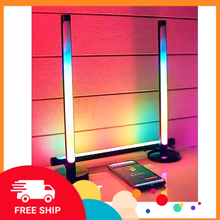 Thanh Đèn Led RGB Cỡ Lớn 44cm Nháy Theo Nhịp Điệu Điều Khiển Từ Xa Bằng Điện Thoại Bảo Hành 3 Tháng