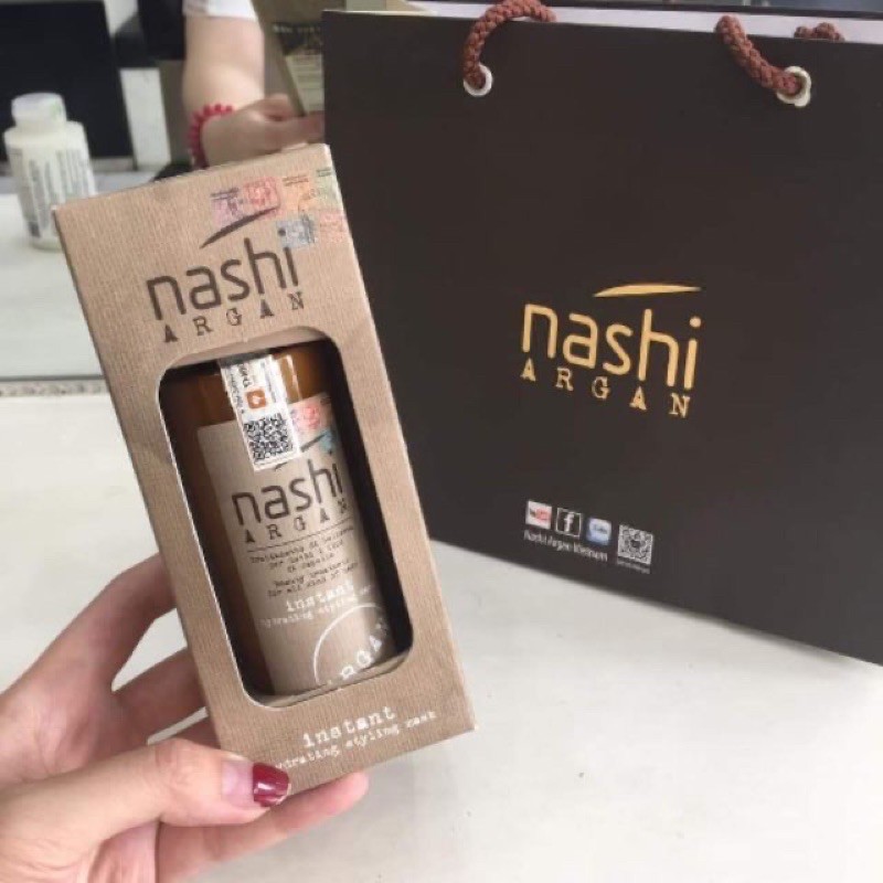 Xả Khô Argan NASHI Giúp Tóc Siêu Mềm Mượt 150ml