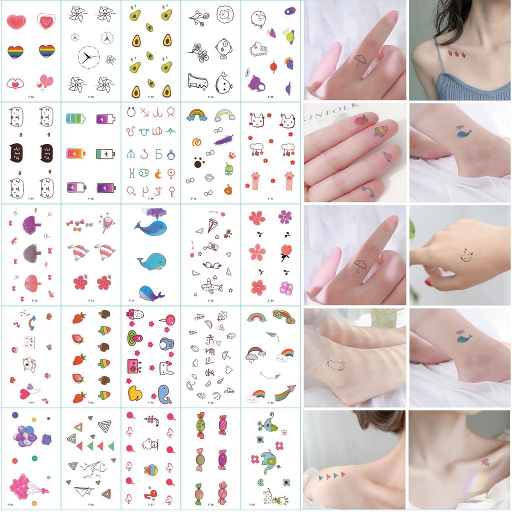 ✔️️️ 1 miếng dán hình Tatto nhỏ