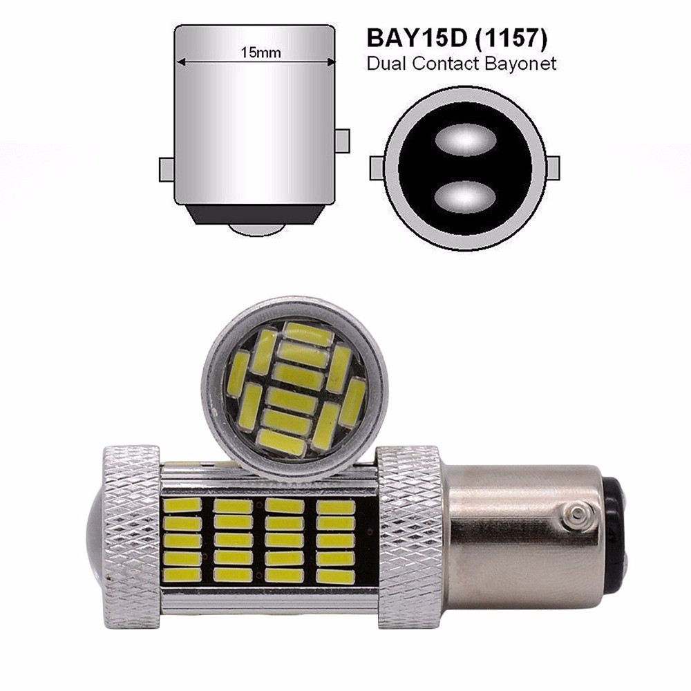 Đèn Led 92 bóng T20 1156 1157 P21W Ba15S chất lượng cao