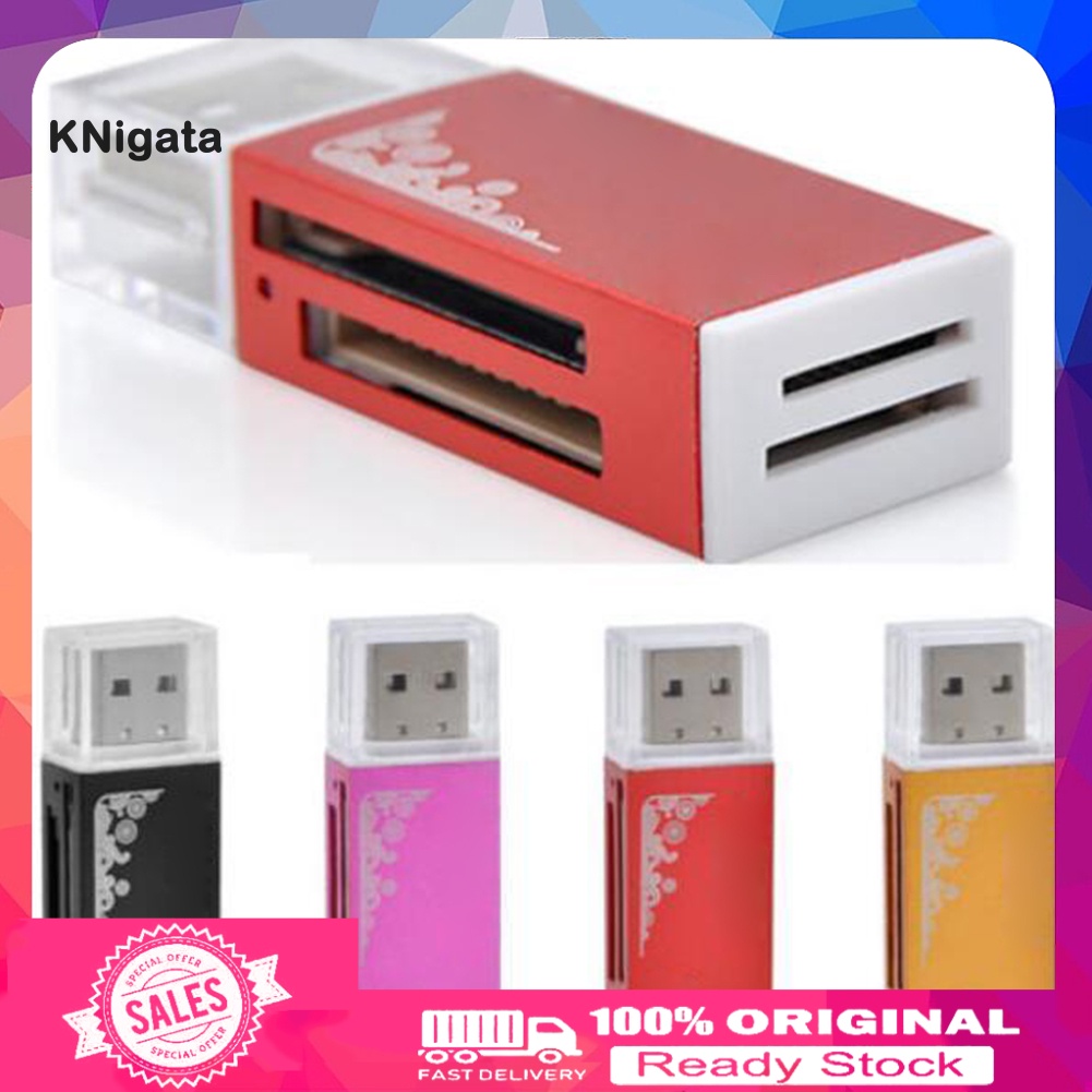 Đầu Đọc Thẻ Nhớ Usb 2.0 Đa Năng Cho Ms Pro Duo Sdhc Tf / M2 / Mmc All In 1 Micro Sd