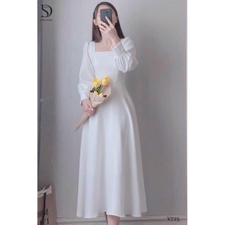 váy trắng hàng thiết kế