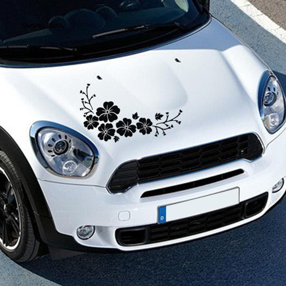 ❀Sm❀Decal DáN Trang Trí HìNh Hoa ThờI Trang Cho Xe Hơi / Xe TảI