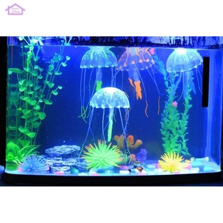 Sứa Silicon Phát Sáng Trang Trí Bể Cá