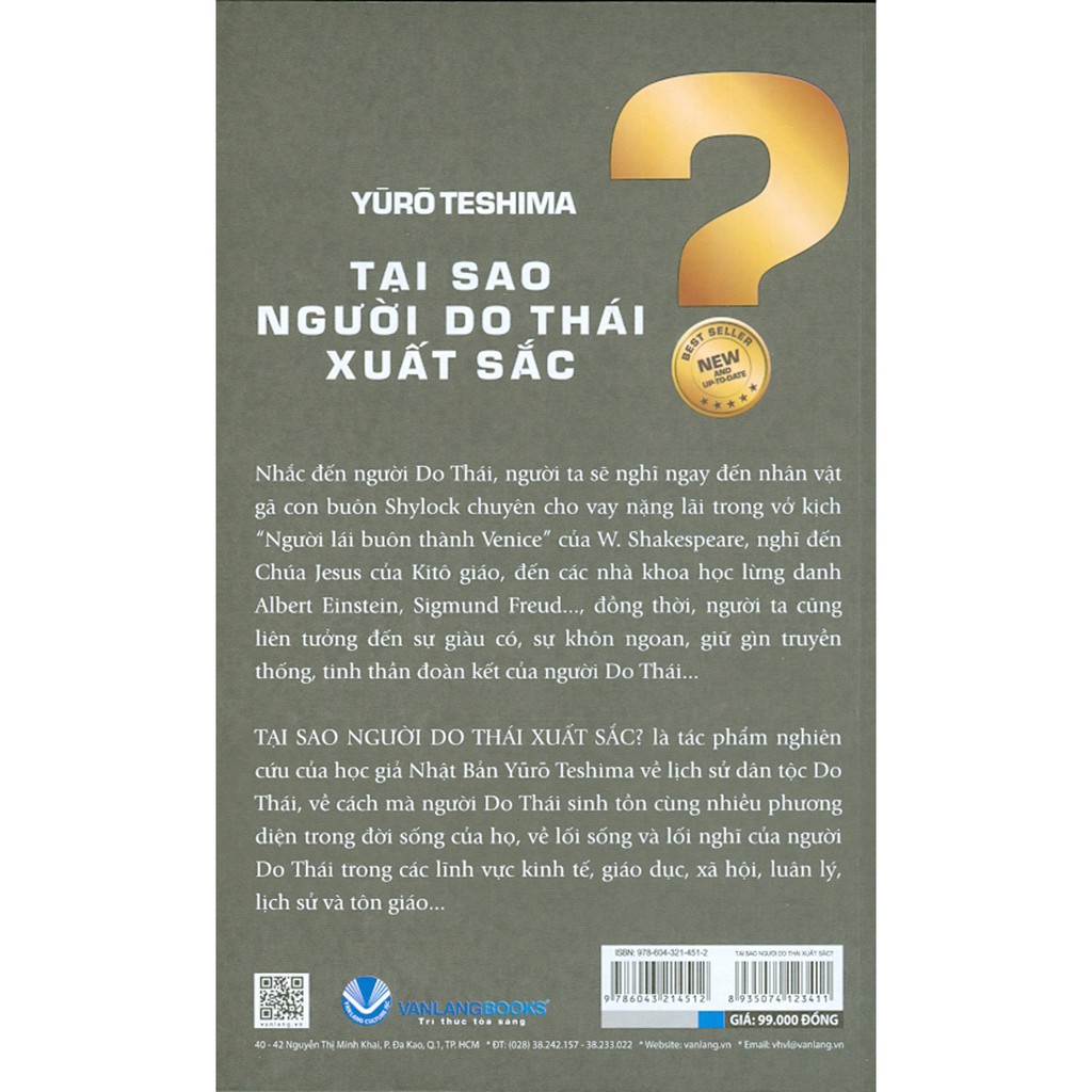 Sách - Tại Sao Người Do Thái Xuất Sắc