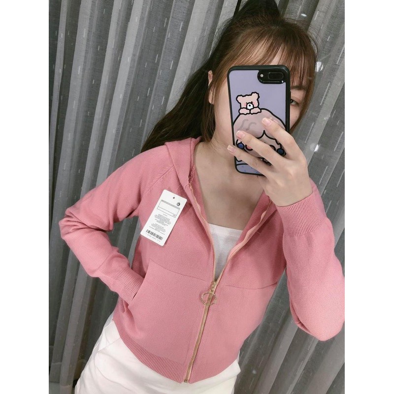 Áo khoác len nữ có mũ LS_ATN393