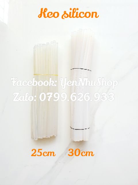 10 keo nến nhỏ gắn súng bắn keo