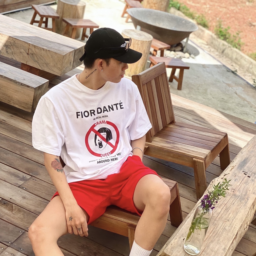 Áo thun Nam ANTIDRAMA Local Brand form rộng FIOR DANTÉ 100% Vải Cotton Thoáng Mát