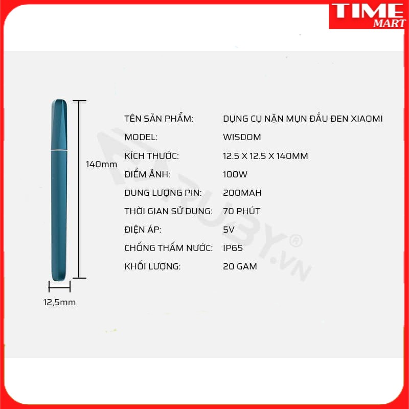 Dụng Cụ Nặn Mụn Đầu Đen XIAOMI YOUPIN WISDOM An Toàn Da, Kính Nội Soi Hiển Thị Qua Điện Thoại[TIME_MART ]