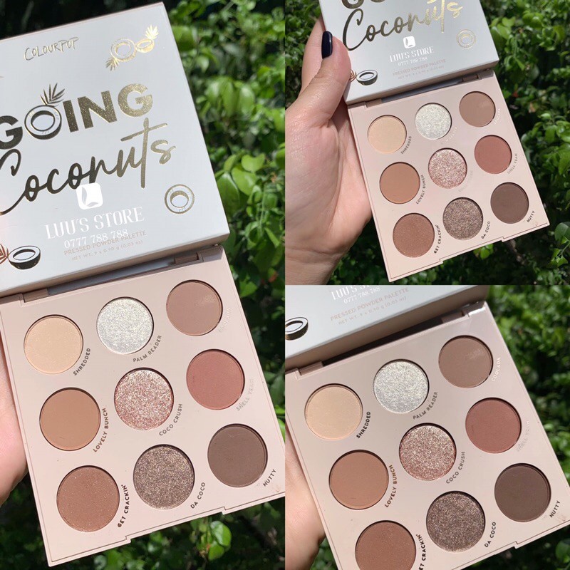 Bảng Phấn Mắt Colourpop Going Coconuts