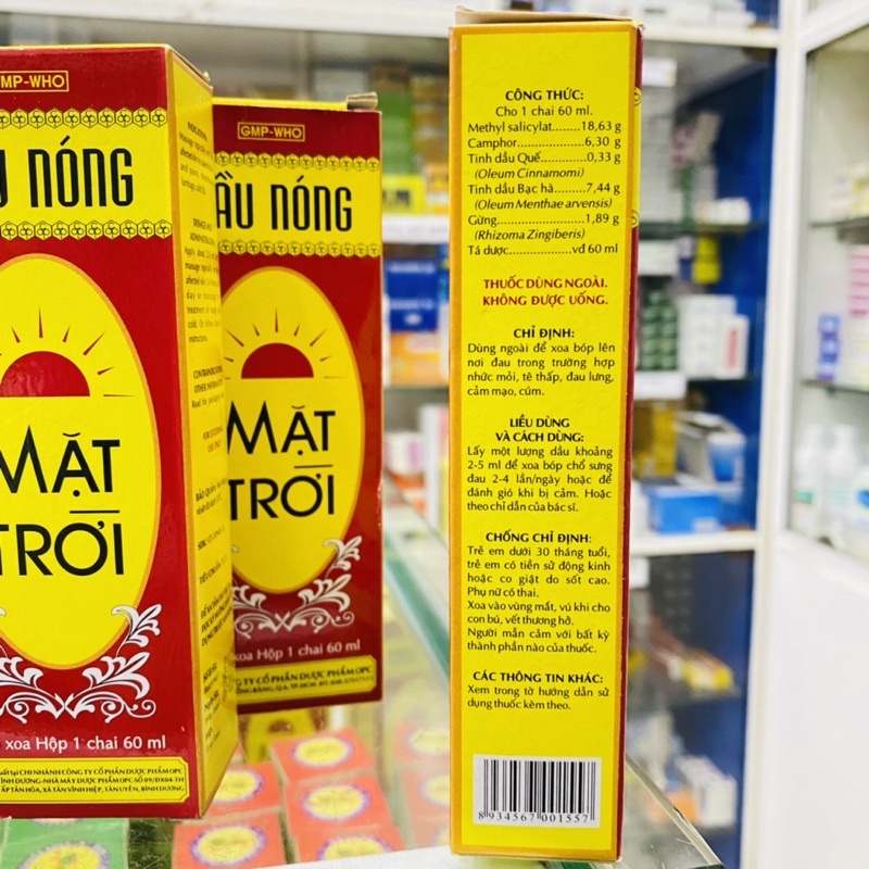 ✅ [Chính Hãng] Dầu nóng mặt trời - OPC - 60ml