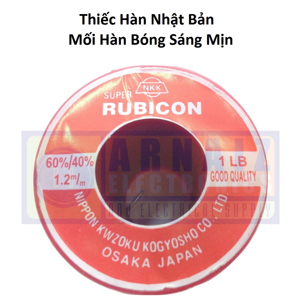 Thiếc Hàn Nhật Bản 60/40 Mối Hàn Nhẹ Nhiệt Bóng Mịn [ Tặng ngay thêm 5 mét khi chỉ mua từ 25 mét ]