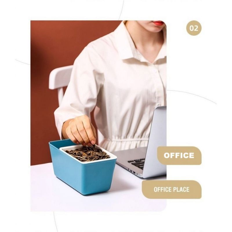 Hộp Đựng Đồ Ăn Vặt 2 Tầng ,Khay Rổ Nhựa Đựng Hoa Quả,Bánh Kẹo Đồ ăn Nhẹ 2 Tầng Sạch Sẽ,Tiện Lợi Đậu Đậu GDTM