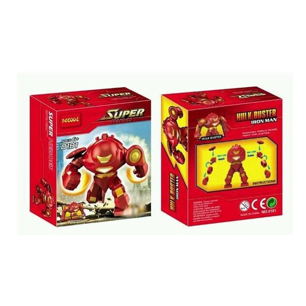 Mô hình lắp ráp Non Lego Hero Hulk Buster 0181