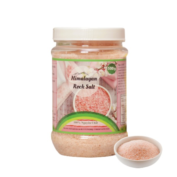 Muối hồng Himalaya dạng nhuyễn hộp 500g Oh Smile Nuts