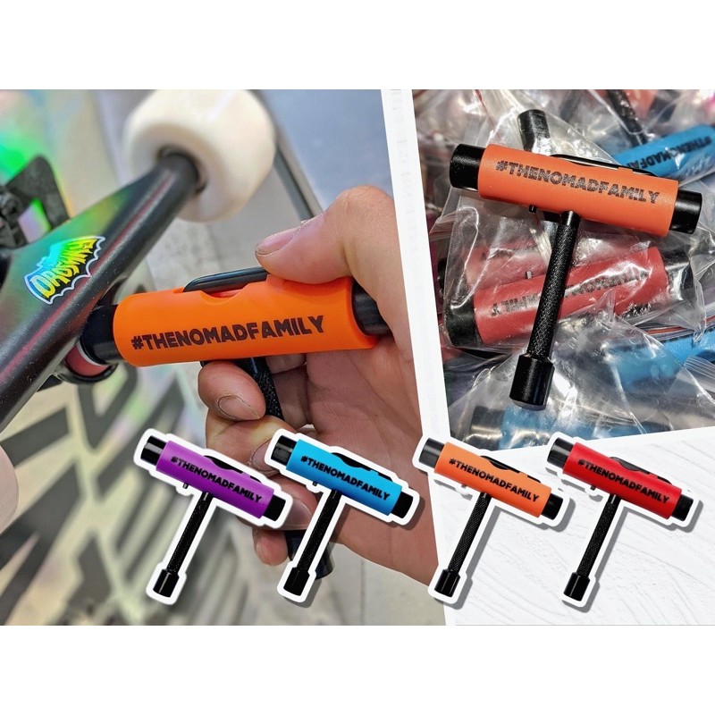 Dụng Cụ Vặn Ván Trượt Skateboard NOMAD BLACK PLASTIC T-TOOL
