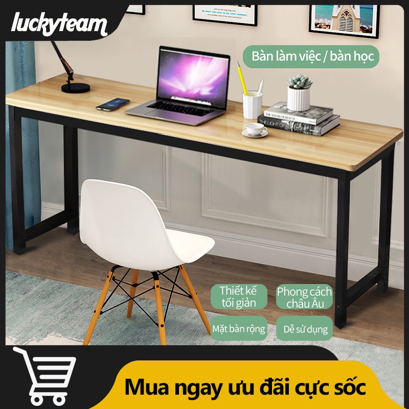 Bàn máy tính bàn học Phong cách Châu Âu, đơn giản và hiện đại, dễ dàng lắp đặt kiểu dáng đang thịnh hành YA21