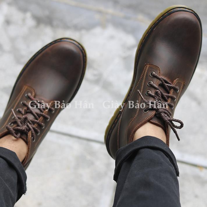 Giày Nam Cổ Cao Da Bò Đế Khâu, Mã CC02 -o97 ! ' :