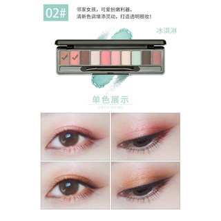 Bộ phấn mắt khay 10 màu Maycreate nội địa Trung