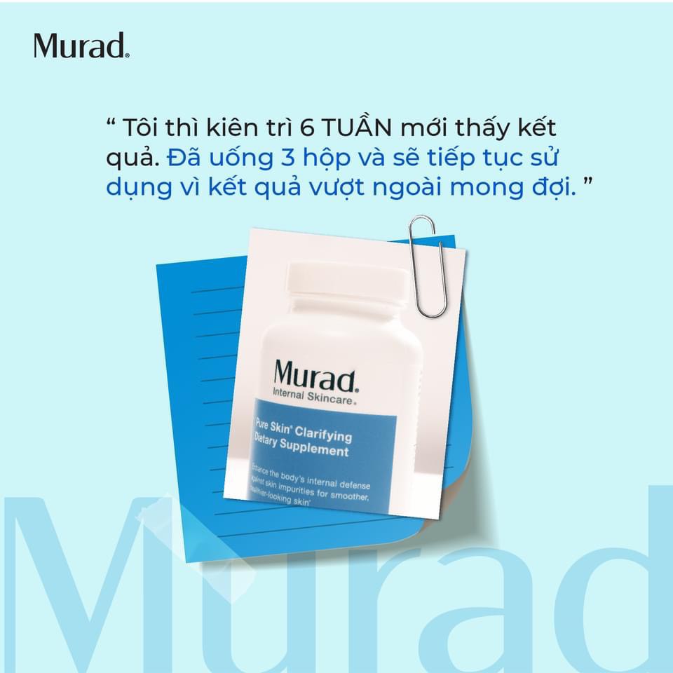 Viên giảm mụn Murad Pure Skin Clarifying Dietary Supplement 120 viên | BigBuy360 - bigbuy360.vn