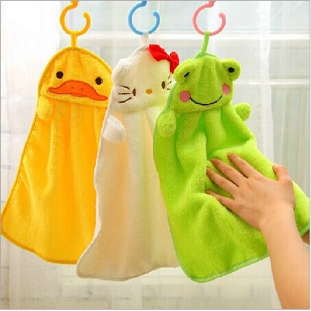 Khăn lau tay treo tường hình hoạt hình dễ thương