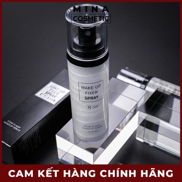 Xịt khóa trang điểm cố định lớp make up Star Flash Spray 8 Hours Wear 100ML Mina Cosmetic | BigBuy360 - bigbuy360.vn
