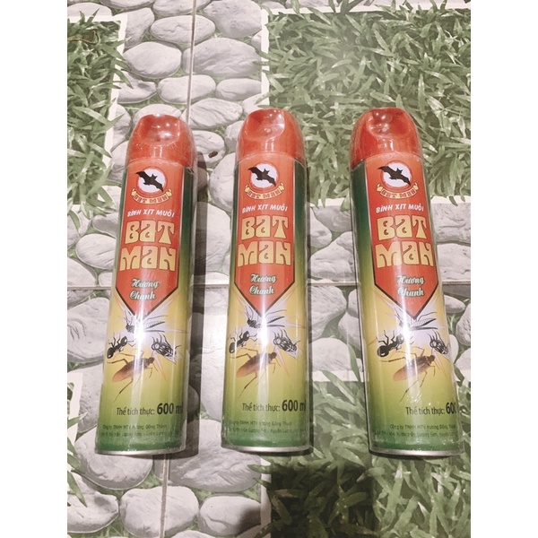 Bình Xịt Muỗi Dán kiến Các Loại côn trùng Khác.Lọ To 600ml(Mùi hương chanh)An toàn không độc hại