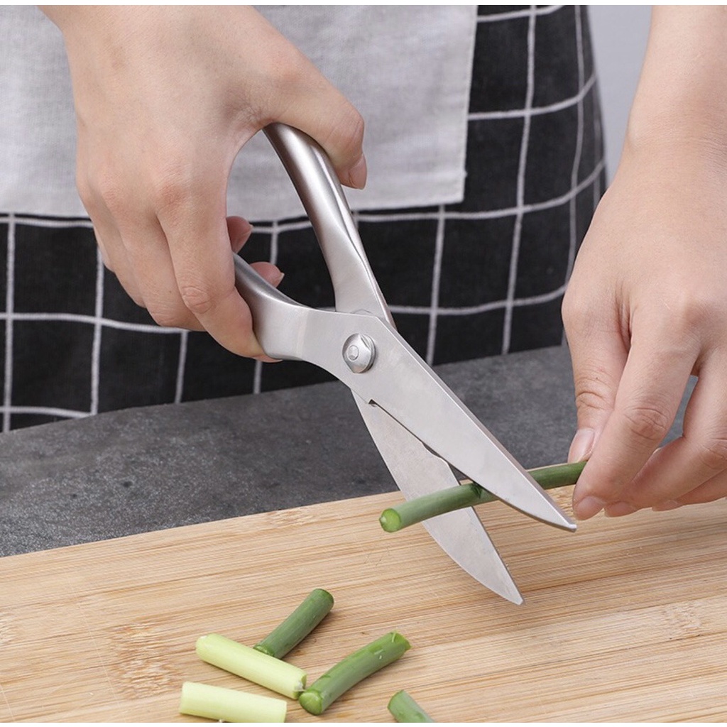 Kéo Cắt Gà Vịt Inox Cao Cấp Siêu Sắc Bén