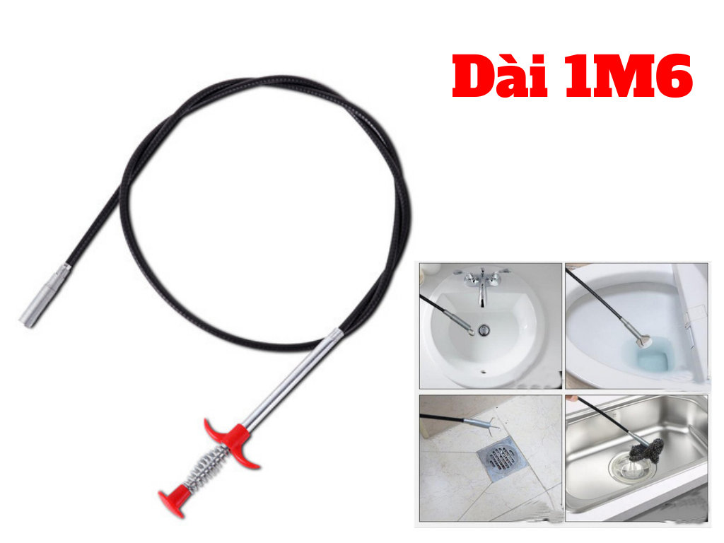 Dài 160Cm Dung Cụ Gắp Rác Thông Cống Thông Minh Dài