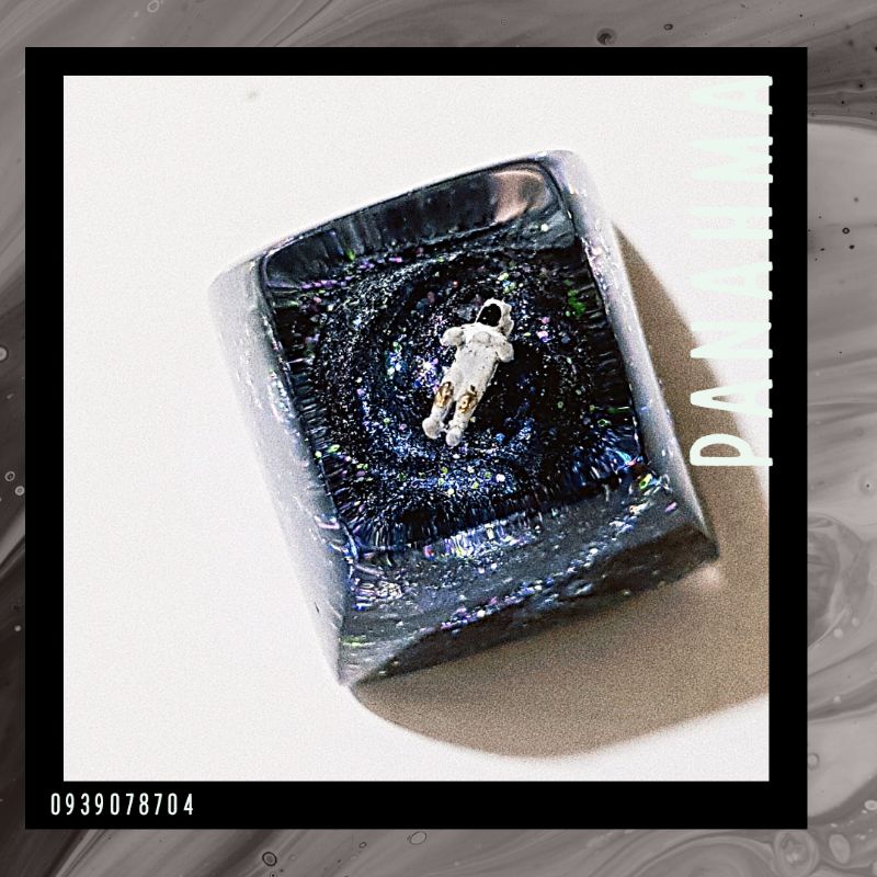 Keycap SA r1 profile 1u Astronaut and Milkyway/ Nút bàn phím cơ nút SA 1u phi hành gia galaxy