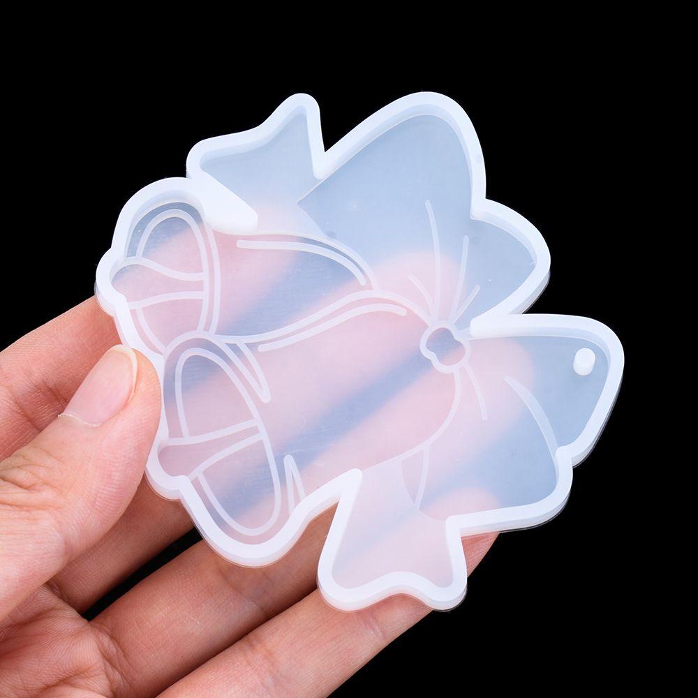 Khuôn Làm Móc Khóa Bằng Đất Sét Resin Hình Nhân Vật Gingerbread Man Hoa Tuyết Giáng Sinh