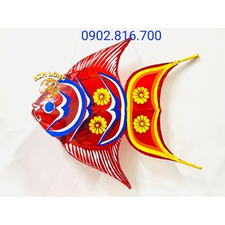[Ảnh thật] Đồ chơi lồng đèn trung thu truyền thống - Lồng đèn kiếng hình CÁ CHIM tặng 10 đèn cầy