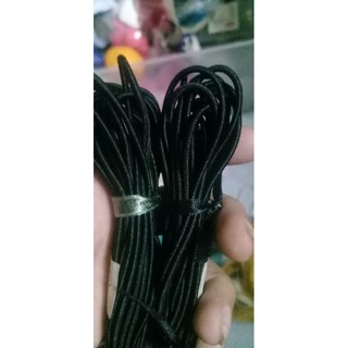 5m dây thun đen tròn  2mm co giãn cực tốt