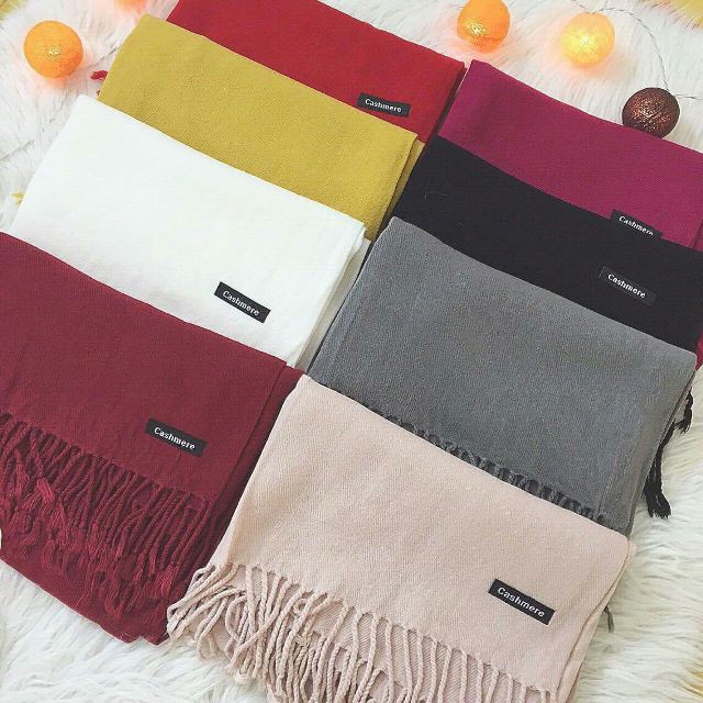 Khăn Quàng Cổ Nữ CASHMERE Đẹp, Sang Trọng - KLCM-1