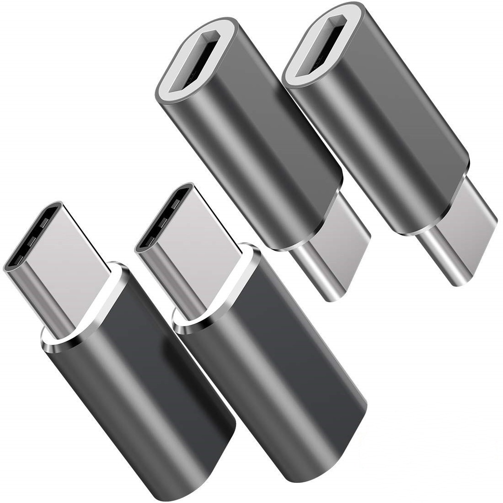 Đầu chuyển đổi chân Micro USB (Cái) sang Type C [OTG] kết nối bao da bàn phím và xạc
