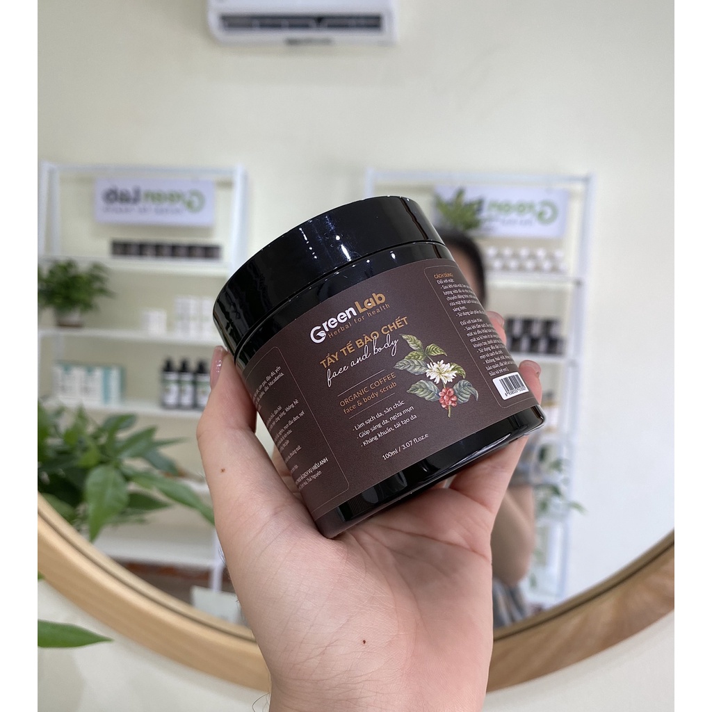 Tẩy Da Chết Toàn Thân GreenLab Chiết Xuất Cà Phê 150ml