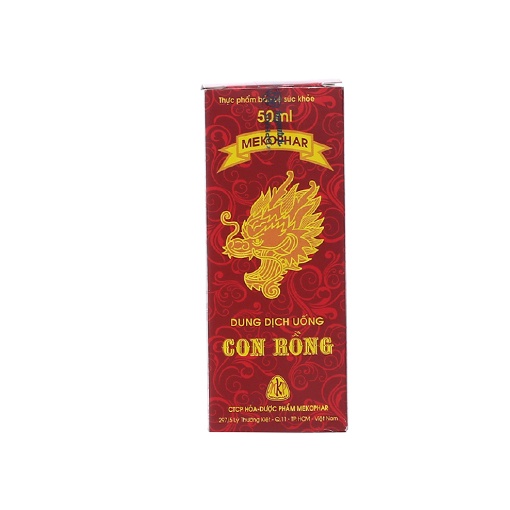 Dung Dịch Uống Con Rồng mekophar (50ml) - Hổ Trợ Đường Ruột, Hỗ Trợ Tiêu Hóa