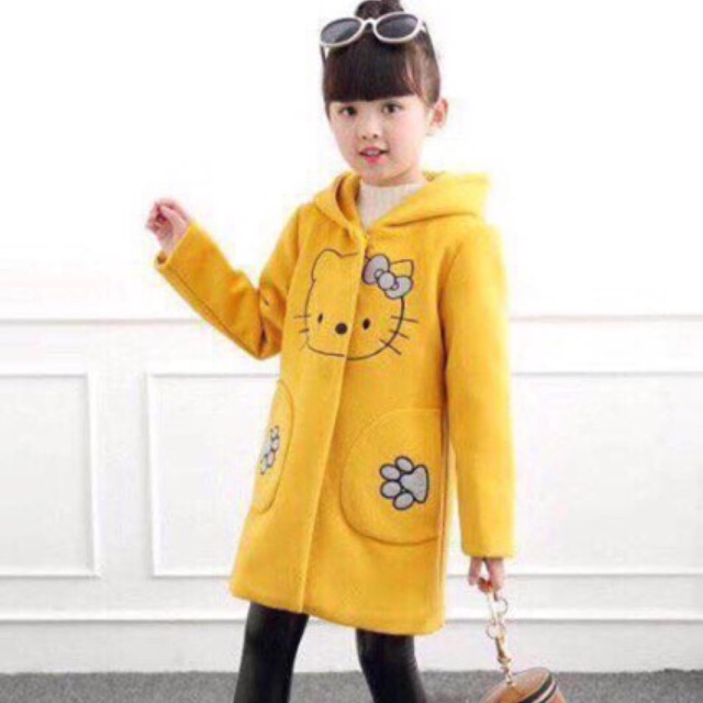 Áo dạ bé gái