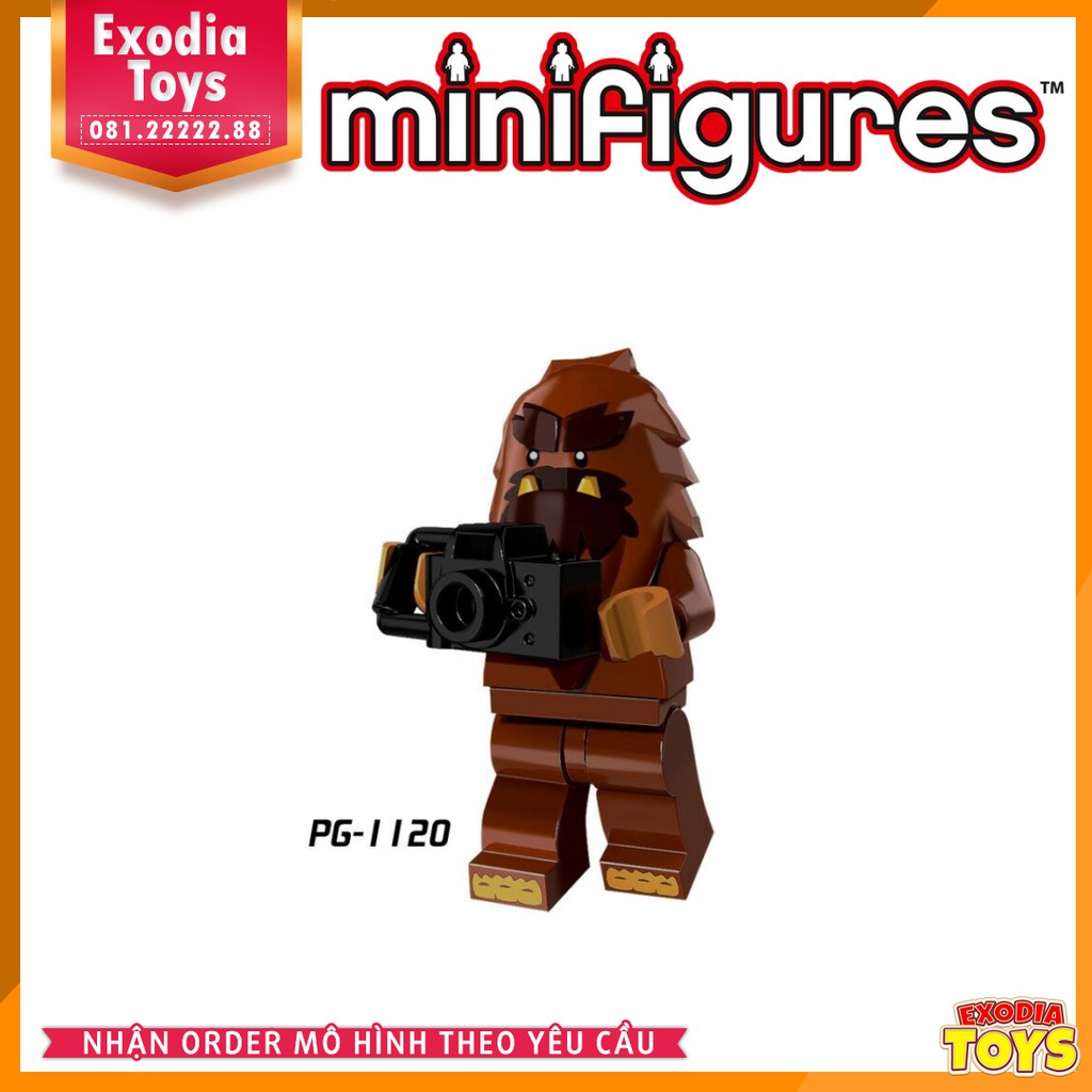 Xếp hình minifigure nhân vật hoạt hình ngộ nghĩnh và quái vật - Đồ Chơi Lắp Ghép Sáng Tạo - POGO 8087