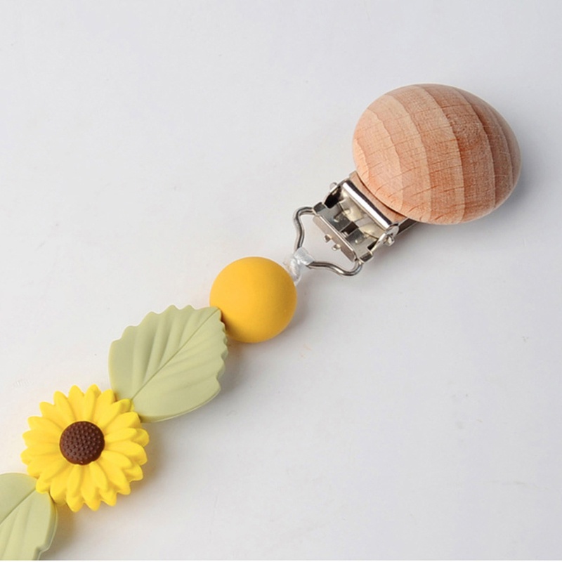 Kẹp Giữ Núm Vú Giả Handmade Bằng Silicon Cho Trẻ Sơ Sinh