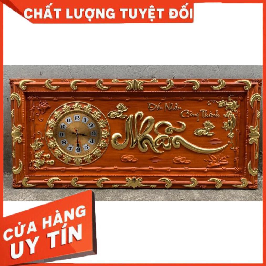 [ HÀNG CAO CẤP ] Tranh đồng hồ treo tường gỗ hương dát vàng đục CNC- BẢO HÀNH 1 ĐỔI 1 - HOÀN TIỀN NẾU SAI SẢN PHẨM