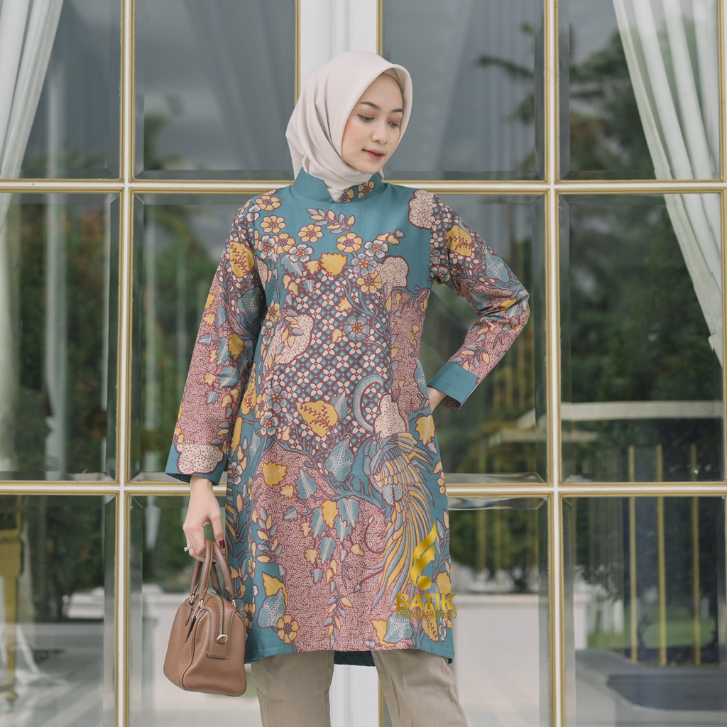 Áo BATIK Dài Tay Cao Cấp In Họa Tiết Thời Trang Cho Nữ