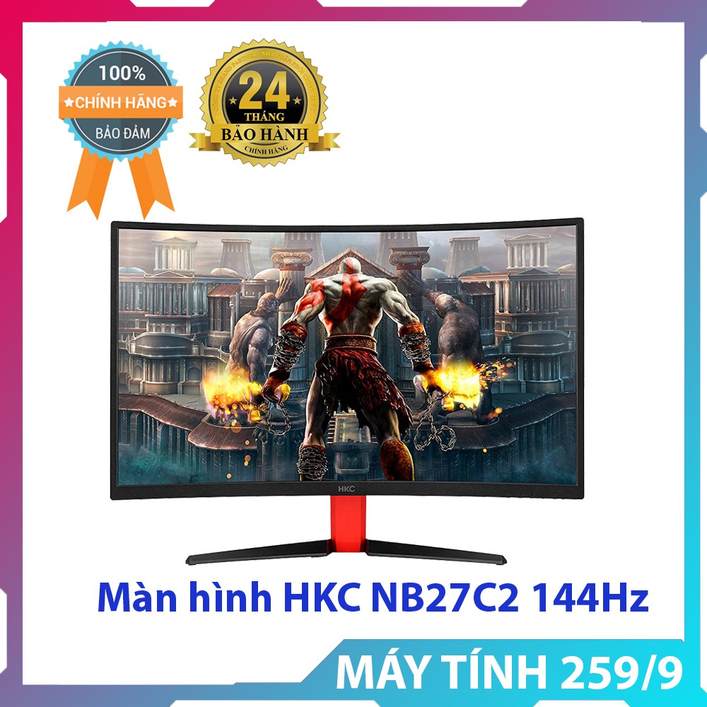 Màn hình HKC NB27C2 27" Panel VA 144Hz - Màn hình LED cong-BH 24 Tháng