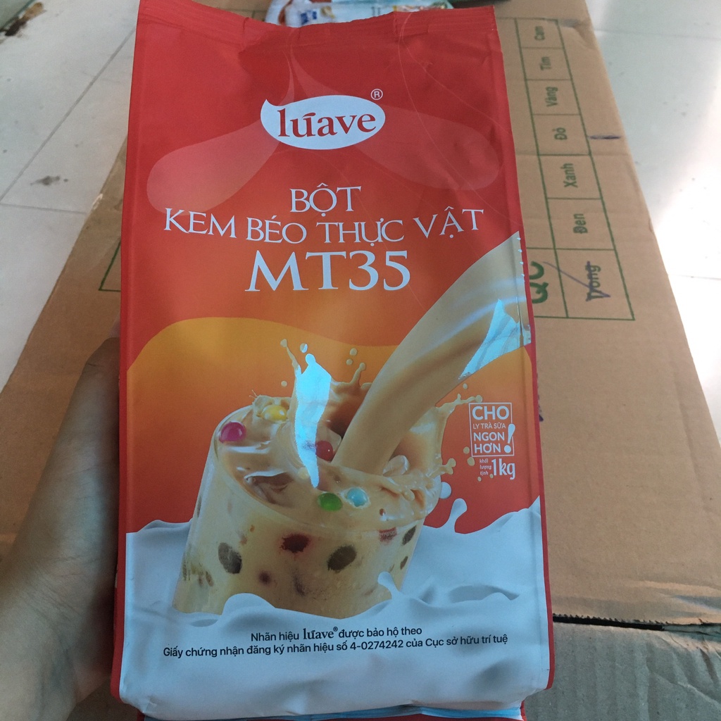 Bột Kem Béo Thực Vật MT35 Gói 1Kg, Bột Sữa Luave Indonesia